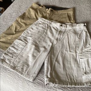 Men’s cargo shorts 2 pairs size 34